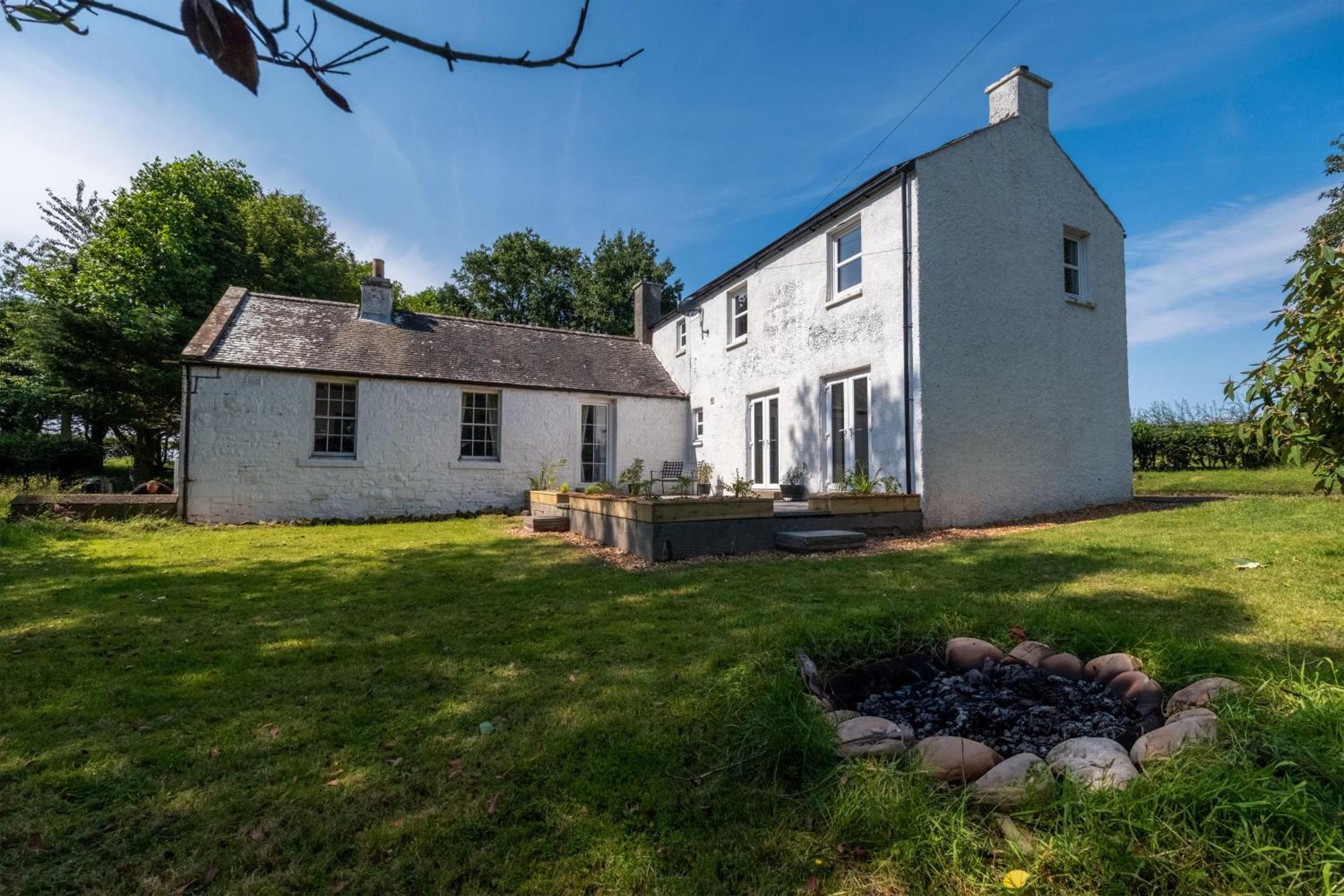 Large Country House With Garden, Outdoor Spa Area & Games Room With Hot Tub And Fire Pit Wigtown Exterior foto